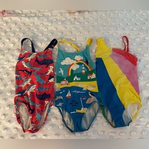 3 Boden Bathing Suits. Size 7-8